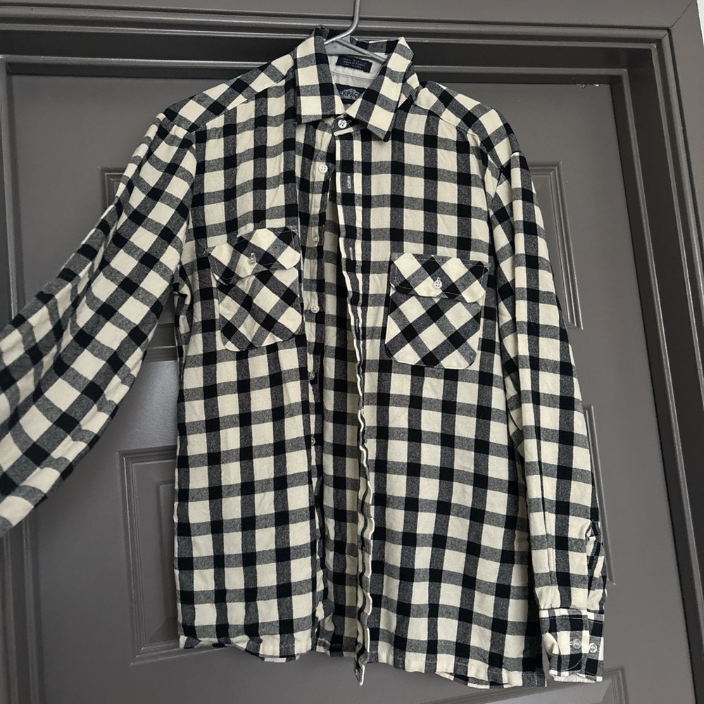 Classic Checkered Men's Shirt Jacket